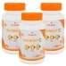 KIT 3X VITAMINA C MACROVIT 1G 60 CÁPSULAS MACROPHYTUS + PORTA CÁPSULAS