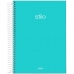 CADERNO ESPIRAL 1/4 CAPA DURA 80 FOLHAS STILO JANDAIA