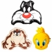 ALMOFADA DECORATIVA FORMATO PERSONAGENS TURMA LOONEY TUNES
