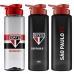GARRAFA DE ÁGUA COM ALÇA E TAMPA FLIP 750ML TIMES DE FUTEBOL