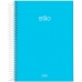 CADERNO ESPIRAL 1/4 CAPA DURA 80 FOLHAS STILO JANDAIA