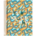 CADERNO UNIVERSITÁRIO CAPA DURA 10 MATÉRIAS 160 FOLHAS WISH JANDAIA