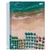CADERNO UNIVERSITÁRIO CAPA DURA 200 FOLHAS 10 MATÉRIAS BRASILIDADE JANDAIA