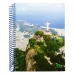CADERNO UNIVERSITÁRIO CAPA DURA 200 FOLHAS 10 MATÉRIAS BRASILIDADE JANDAIA