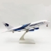 MINIATURA AVIAO COMERCIAL BOEING AIRBUS METAL 1:250 30CM