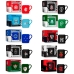 CANECA PORCELANA QUADRADA 220ML TIMES DE FUTEBOL BRASFOOT