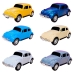 MINIATURA DE BRINQUEDO FUSCA VW 1:64 DIVERPLAS
