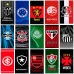 TOALHA DE PRAIA AVELUDADA TIMES DE FUTEBOL BUETTNER