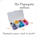BOX ORGANIZADOR PORTA CÁPSULAS 07 DIVISÓRIAS USUAL UTILIDADES