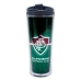 COPO ACRÍLICO COM TAMPA 600ML TIMES DE FUTEBOL MILENO