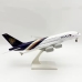 MINIATURA AVIAO COMERCIAL BOEING AIRBUS METAL 1:250 30CM