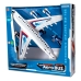 MINIATURA AVIÃO PLASTICO AERO BUS 33CM BRINQUEMIX