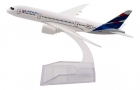 KIT 4 MINIATURAS COLECIONÁVEIS METAL AVIÃO COMERCIAL BOEING AIRBUS 