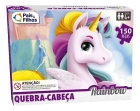 QUEBRA CABEÇA UNICORNIO 150 PEÇAS PAIS E FILHOS RAINBOW