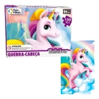 QUEBRA CABEÇA UNICORNIO 150 PEÇAS PAIS E FILHOS RAINBOW
